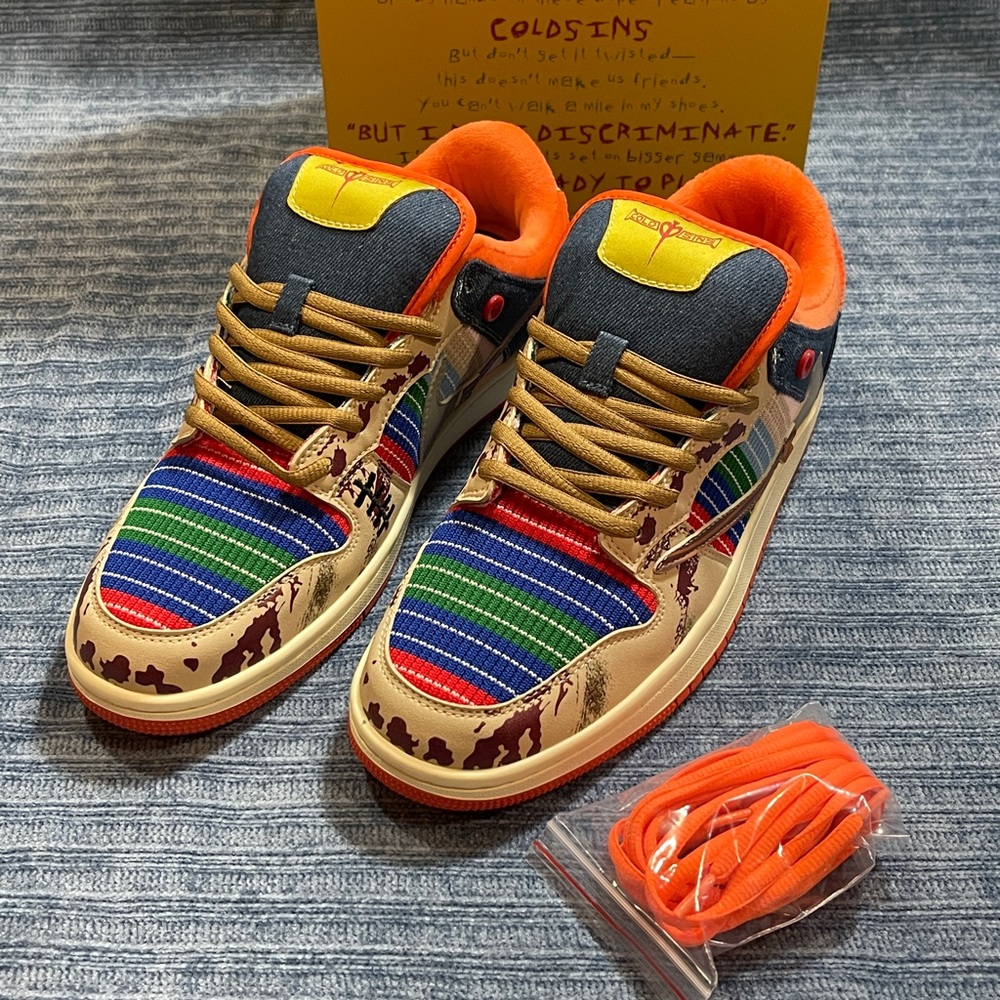 🆕ColdSins X Travis Scott “Chucky The Slayer” Size 10.5 Limited Edition🆕